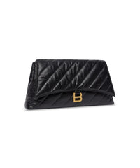 Crush Large Pouch Quilted - Black