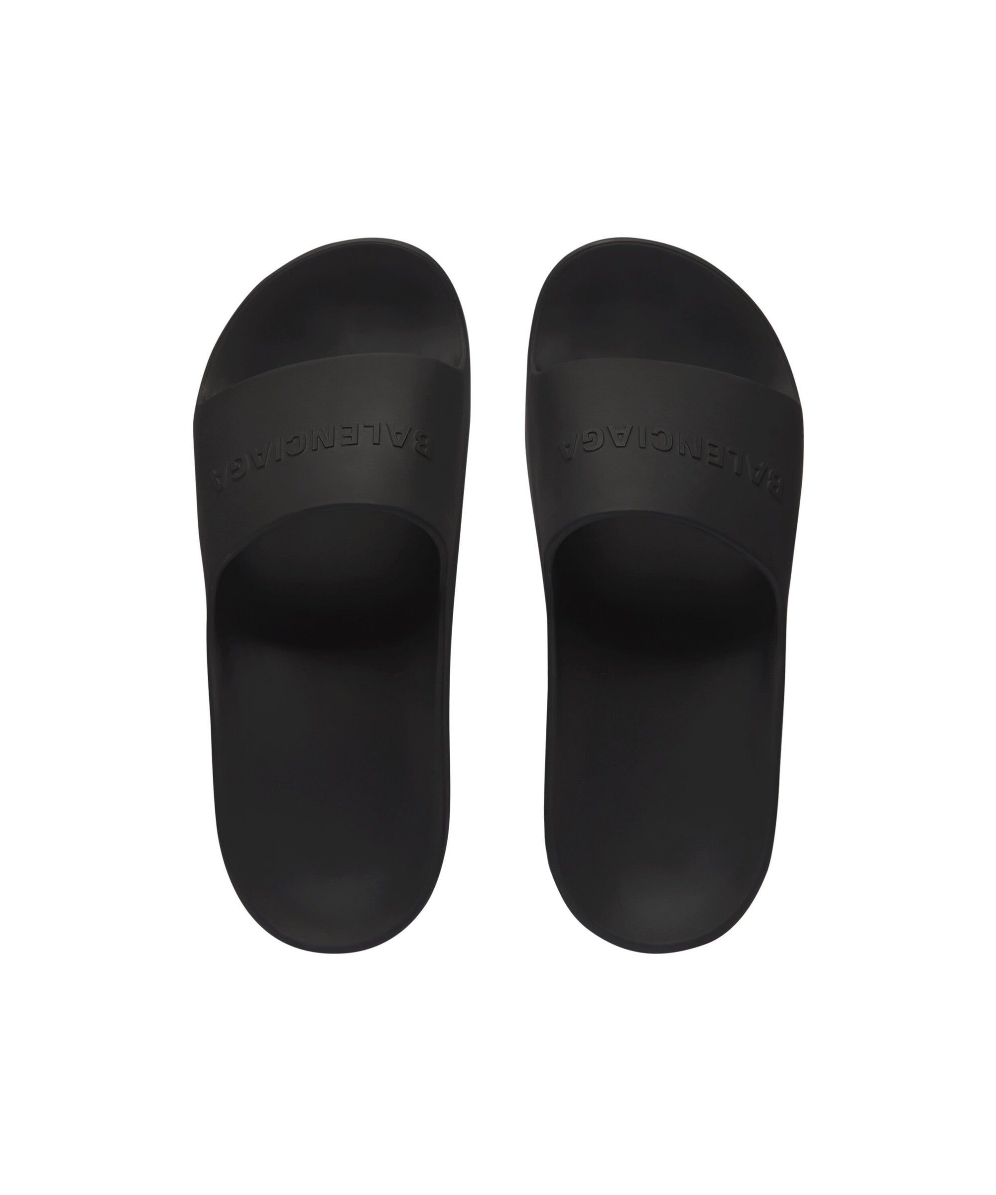 Chunky Wedge Sandals - Black