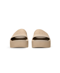 Chunky Wedge Sandals - Taupe
