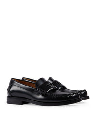 Cut black Moccasins - Black