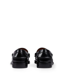 Cut black Moccasins - Black