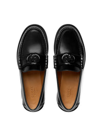 Cut black Moccasins - Black
