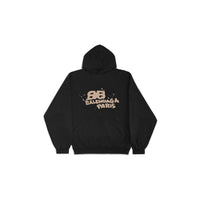 Hand Drawn BB Icon Hoodie - Black & Ecru