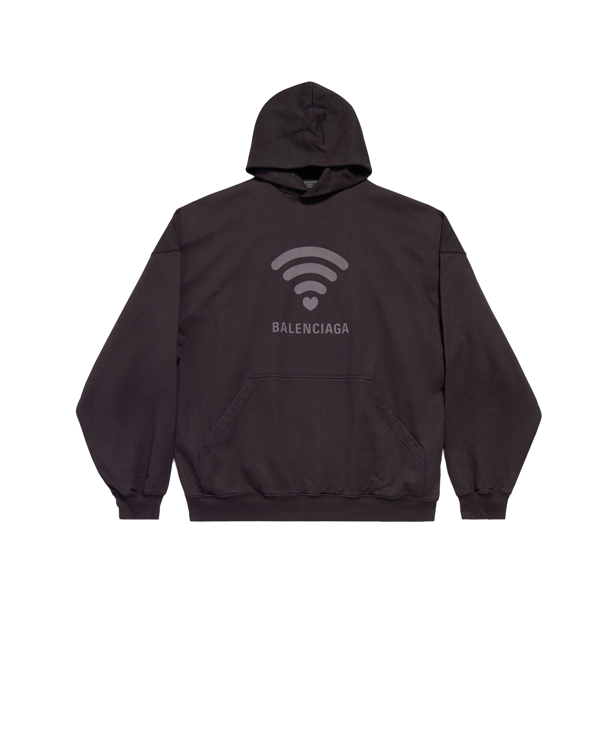 Lo_ve Hoodie Oversized - Black