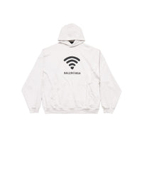 Lo_ve Hoodie Oversized - Off White & Black