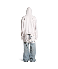 Lo_ve Hoodie Oversized - Off White & Black