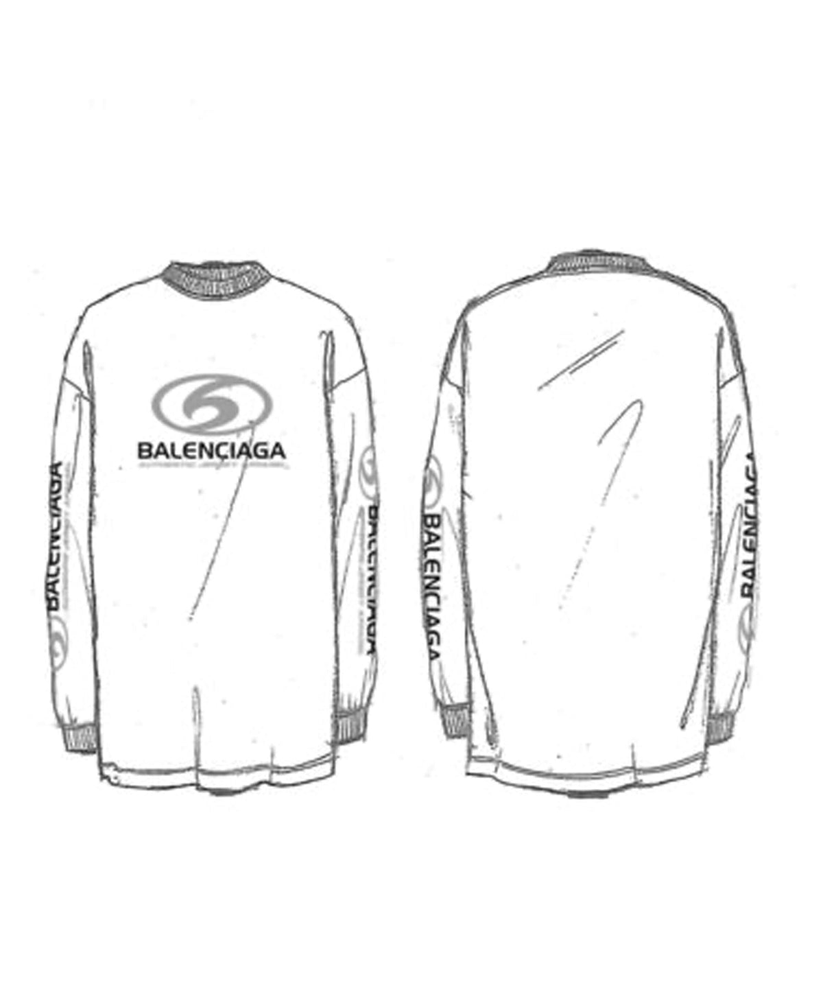 T-Shirt - White & Light Blue