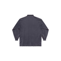 Surfer Long Sleeve T-Shirt Oversized - Black & Blue