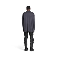 Surfer Long Sleeve T-Shirt Oversized - Black & Blue