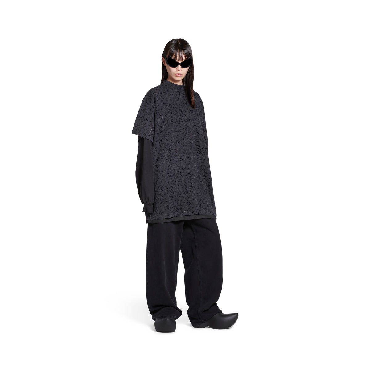 T-Shirt Oversized - Washed Black