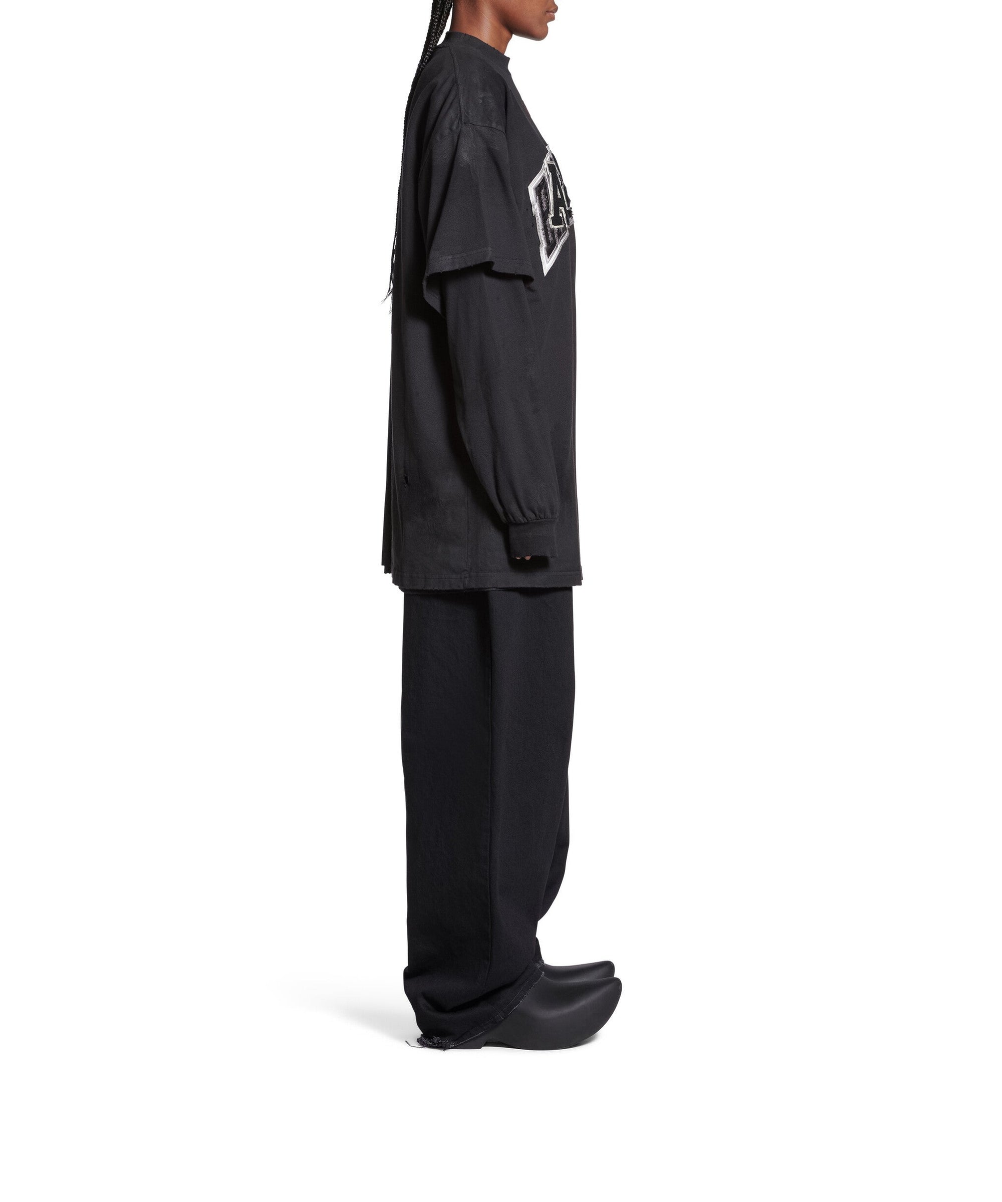 Skater T-Shirt Oversized - Washed Black
