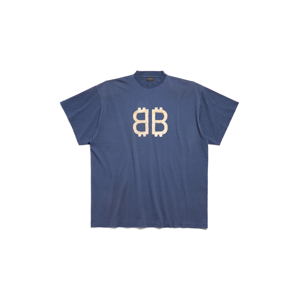Crypto T-Shirt Oversized - Washed Blue