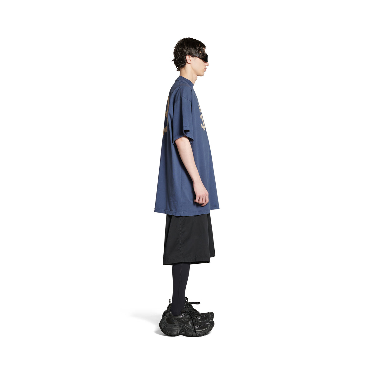Crypto T-Shirt Oversized - Washed Blue