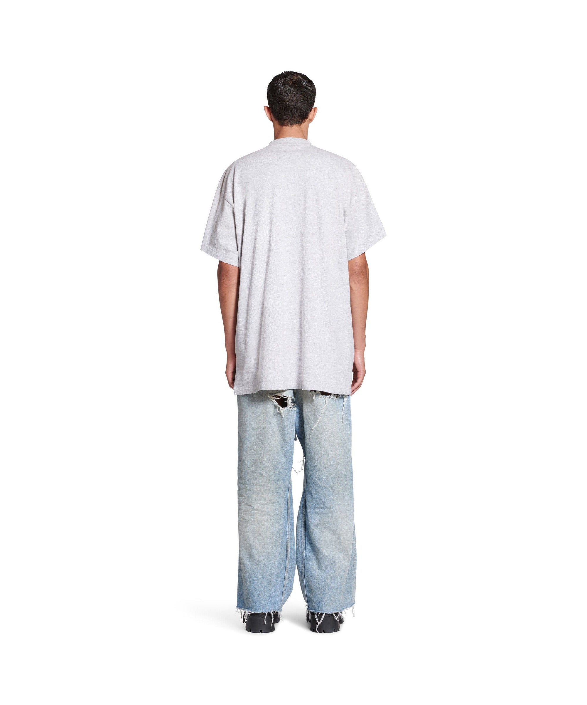 Be Kind T-Shirt Oversized - Heather Grey & Black