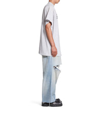 Be Kind T-Shirt Oversized - Heather Grey & Black