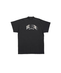 Be Kind Oversized T-Shirt - Faded Black & White