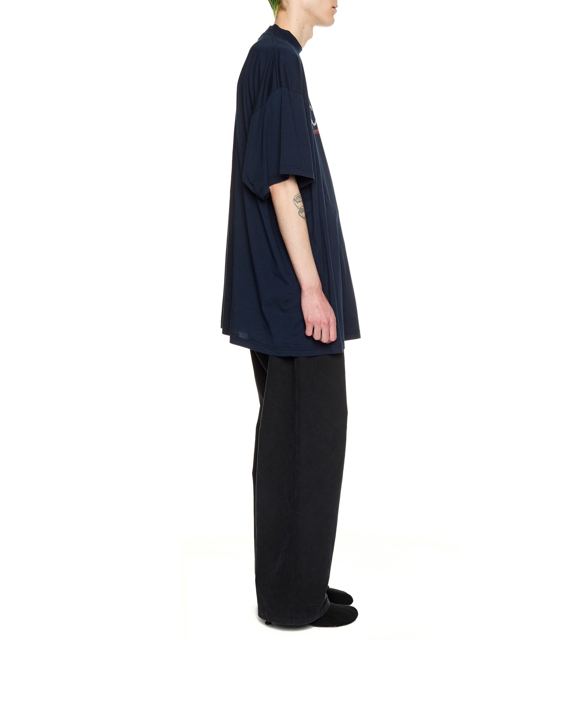 Be Nice Oversized T-Shirt - Marine Blue
