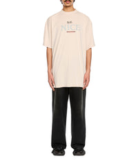 Be Nice Oversized T-Shirt - Light Beige