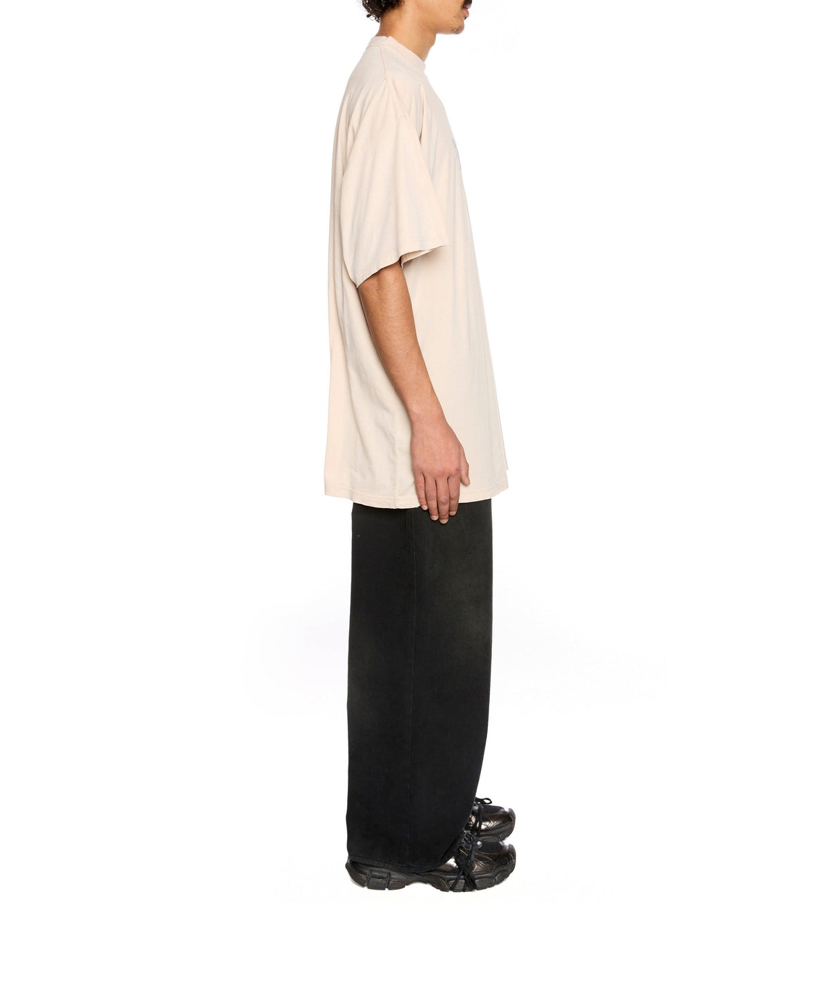 Be Nice Oversized T-Shirt - Light Beige