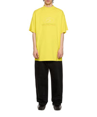 Surfer Oversized T-Shirt - Yellow & White