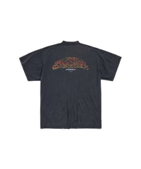 Offshore T-Shirt Oversized - Faded Black & Red