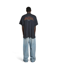 Offshore T-Shirt Oversized - Faded Black & Red