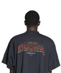 Offshore T-Shirt Oversized - Faded Black & Red