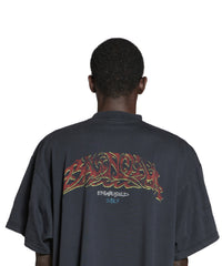 Offshore T-Shirt Oversized - Faded Black & Red
