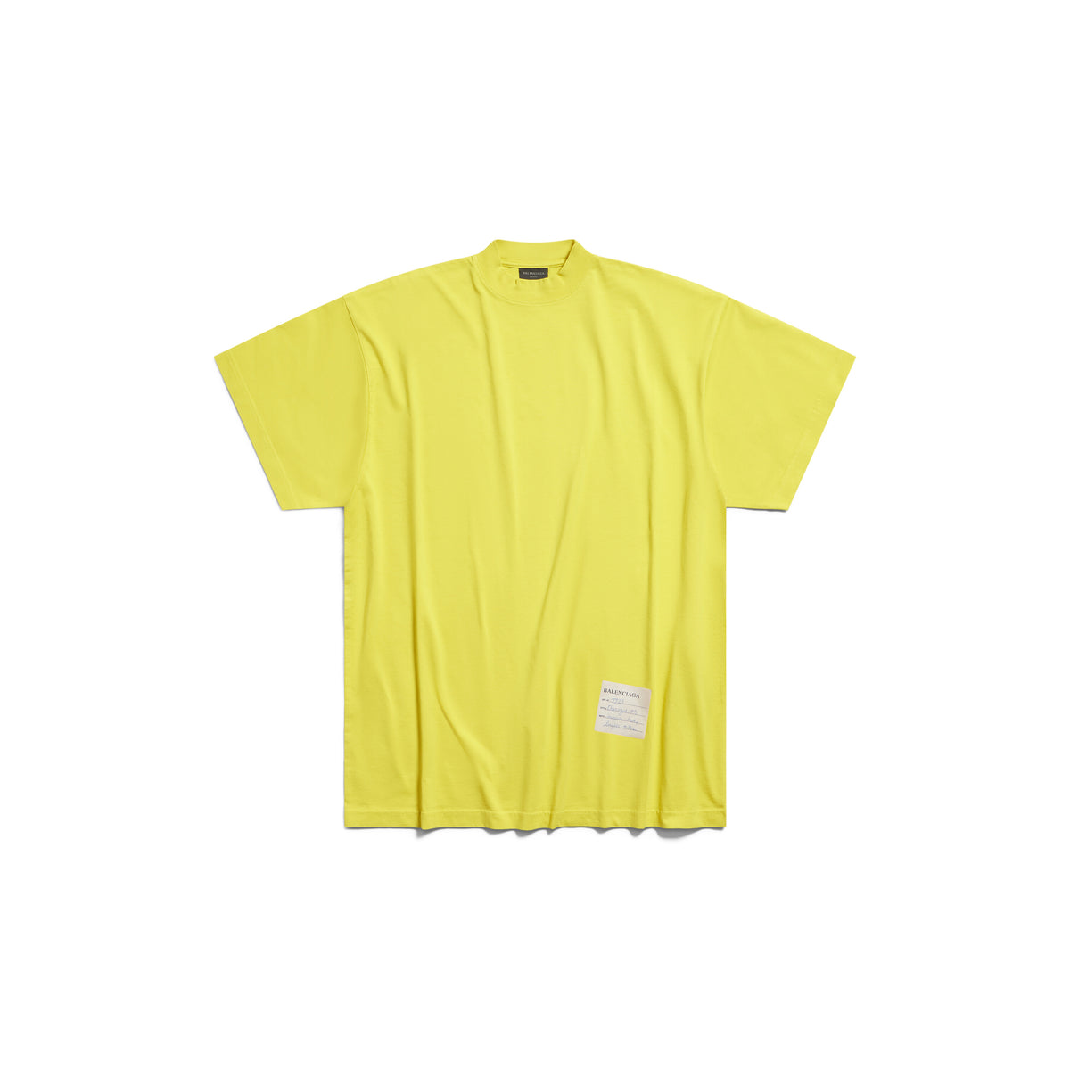 Sample Sticker T-Shirt Oversized - Yellow