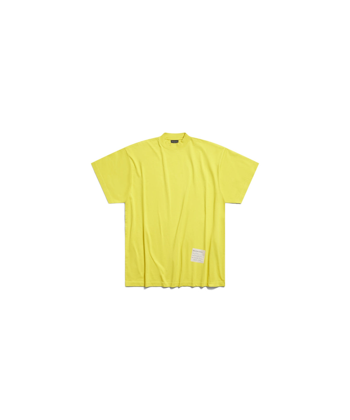 Sample Sticker T-Shirt Oversized - Yellow