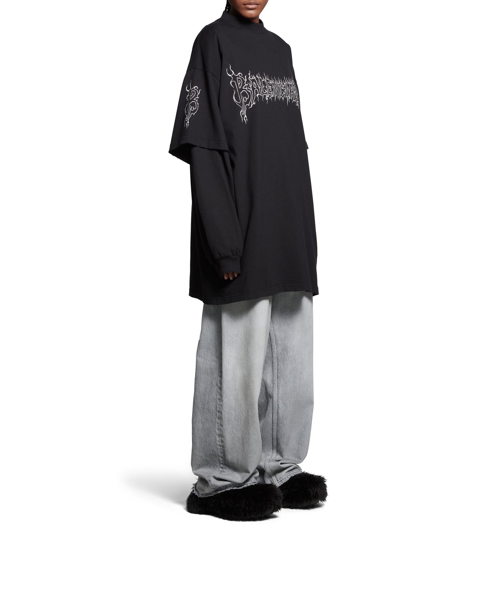 Darkwave T-Shirt Oversized - Black & White