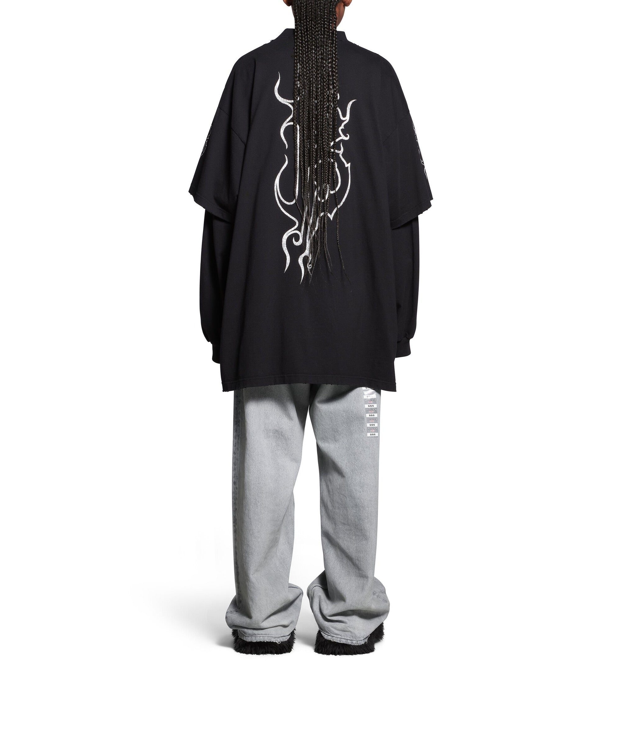 Darkwave T-Shirt Oversized - Black & White