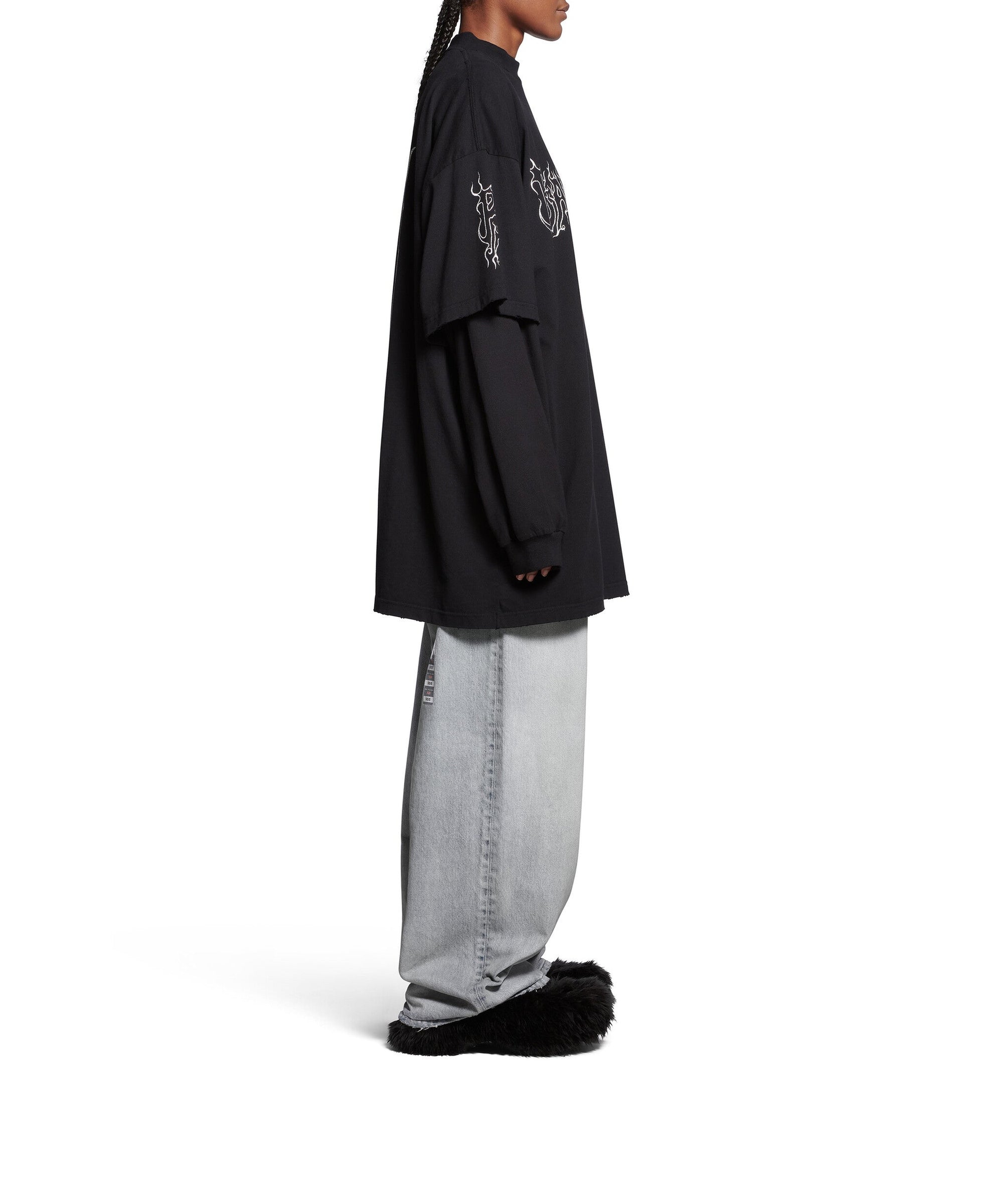 Darkwave T-Shirt Oversized - Black & White
