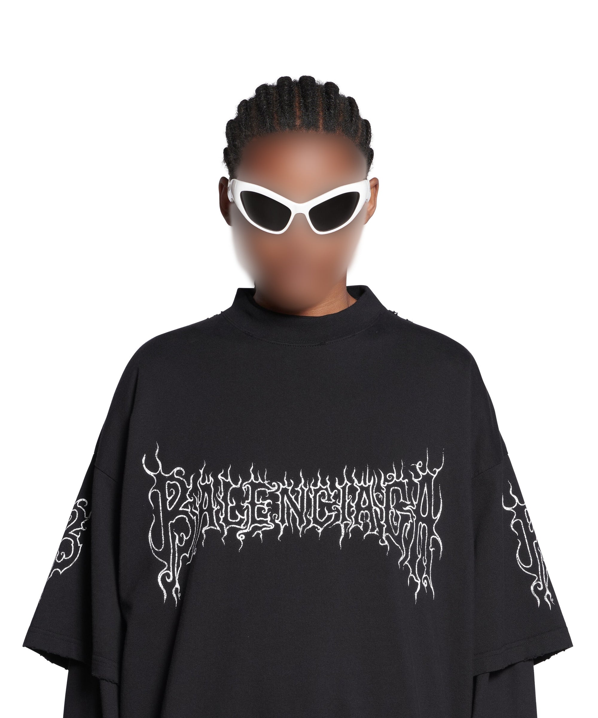 Darkwave T-Shirt Oversized - Black & White