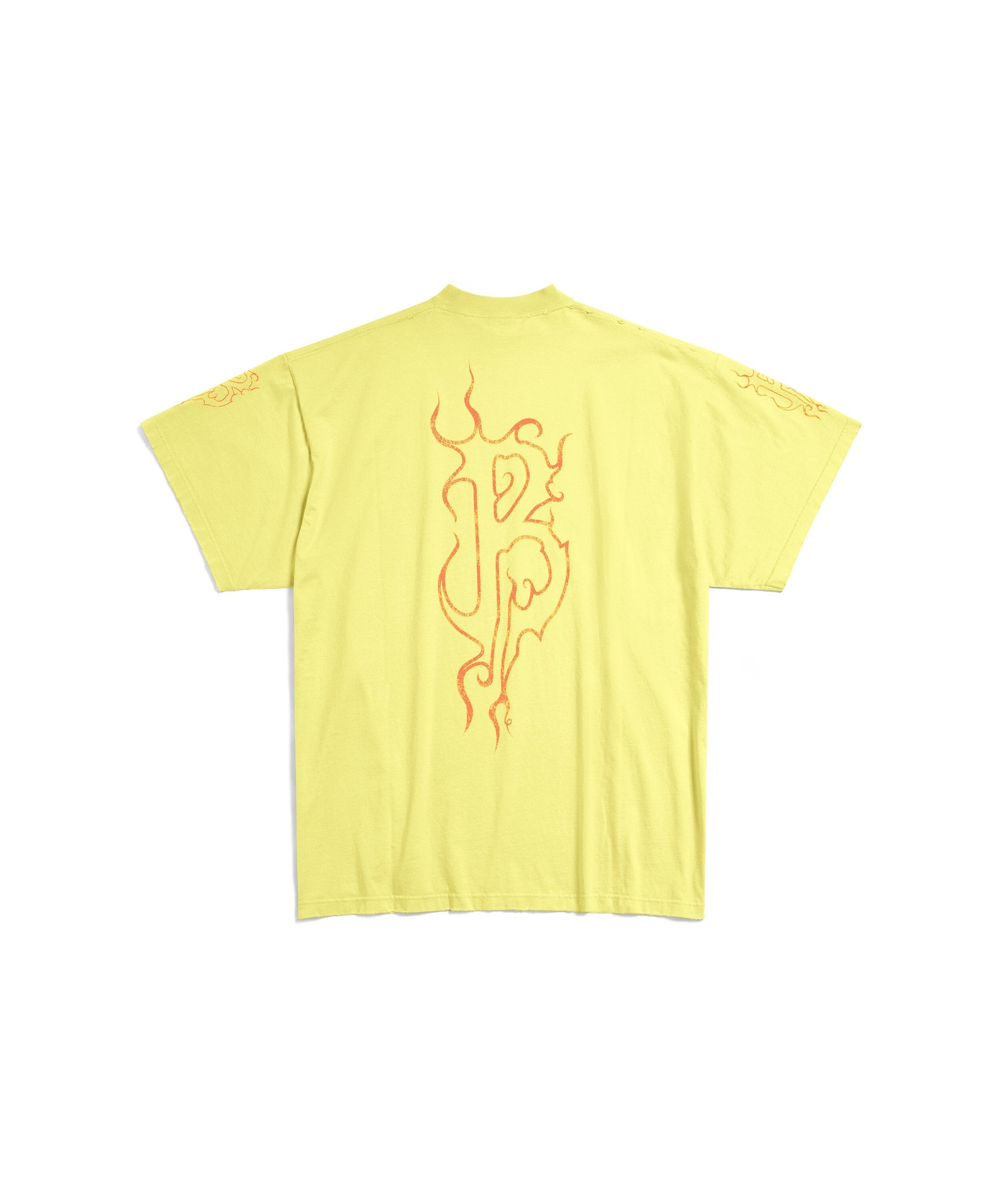 Darkwave T-Shirt Oversized - Yellow & Red