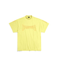 Darkwave T-Shirt Oversized - Yellow & Red
