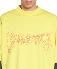 Darkwave T-Shirt Oversized - Yellow & Red