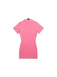 BB Paris Icon T-Shirt Mini pink Dress - Pink