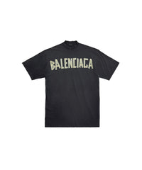 Tape Type T-Shirt Dress - Washed Black