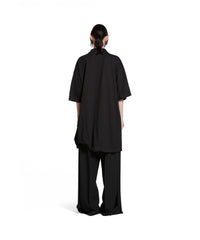 Back Flip T-Shirt Dress - Black & White