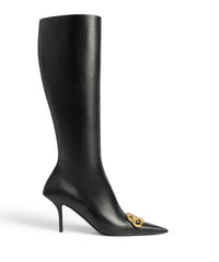 Square Knife BB 80 Boots - Black & Gold