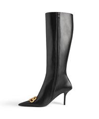 Square Knife BB 80 Boots - Black & Gold