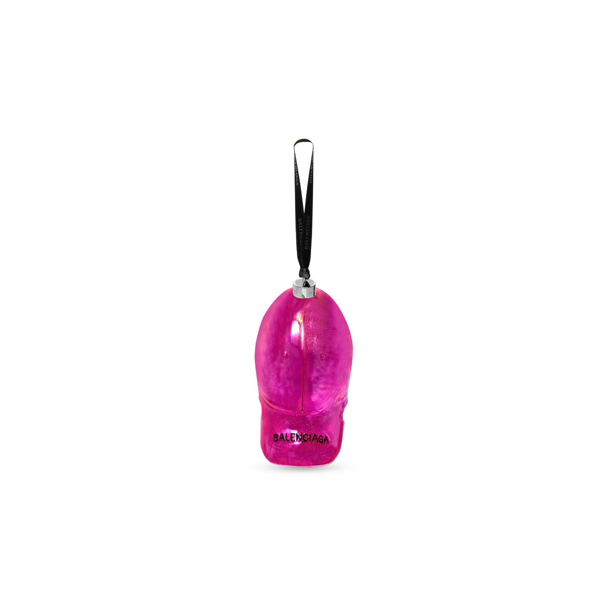 Xmas Ornament Cap - Pink & Black & Silver