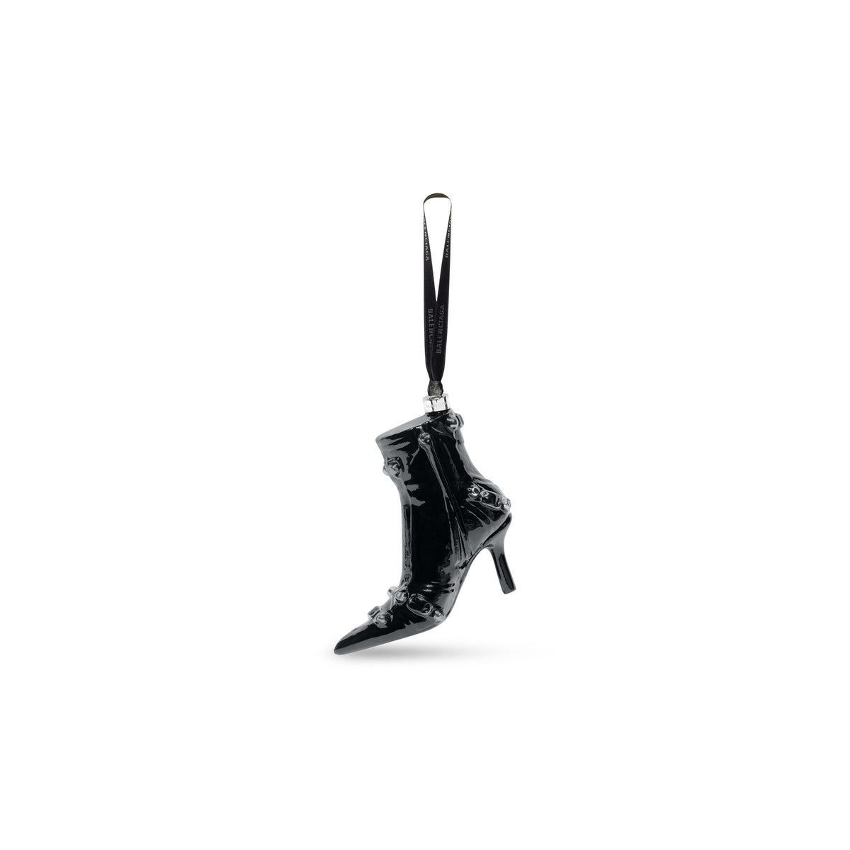 Xmas Ornament Cagole - Black & Silver