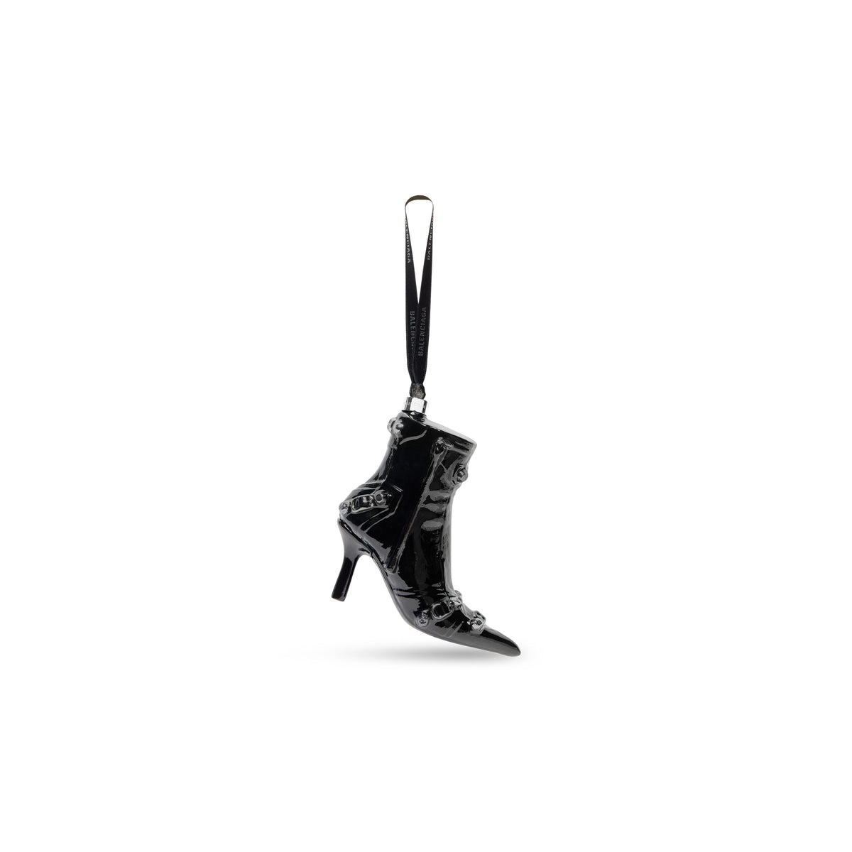 Xmas Ornament Cagole - Black & Silver