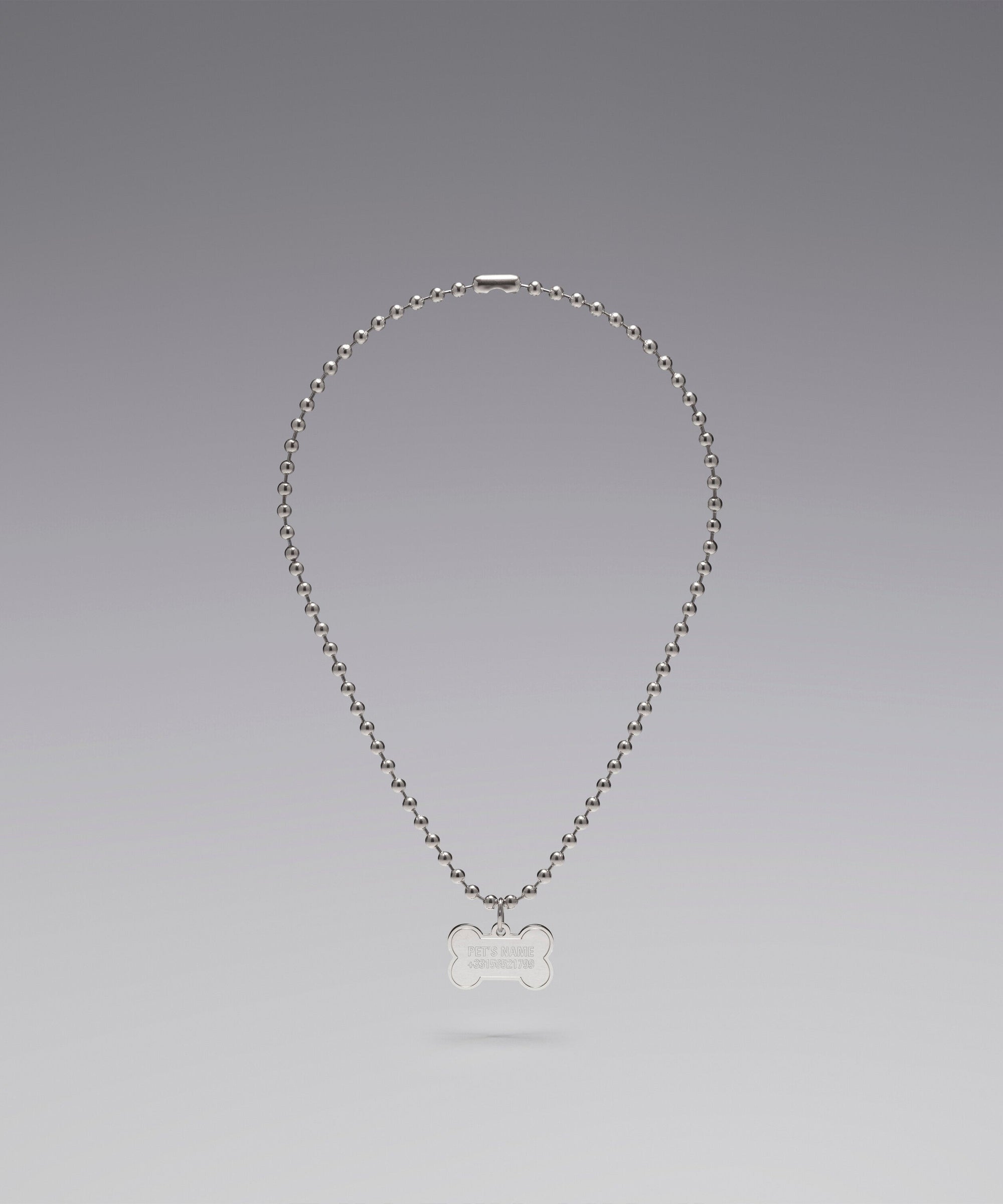 Dog Necklace - Silver