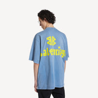 Tape Type T-Shirt - Faded Blue
