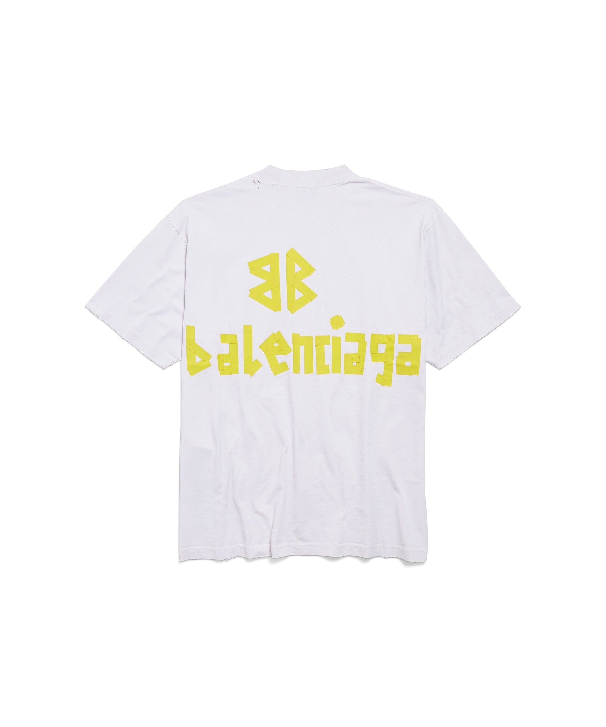 Tape Type T-Shirt - White