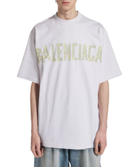 Tape Type T-Shirt - White