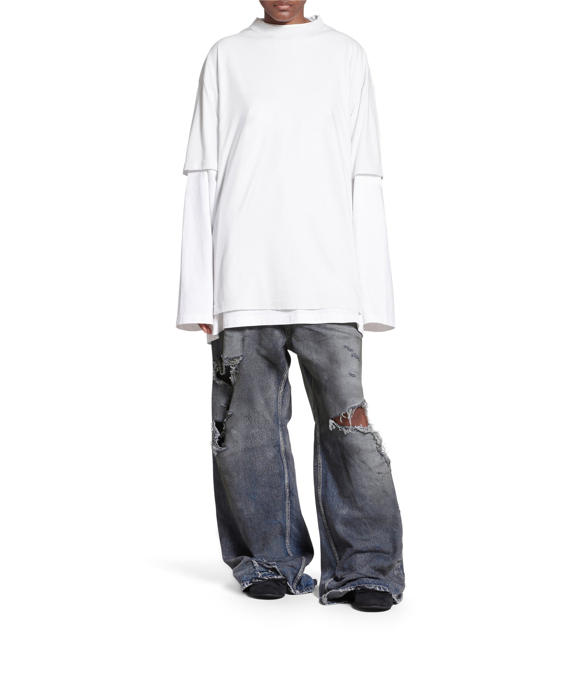Balenciaga T-Shirt - Dirty White & Black